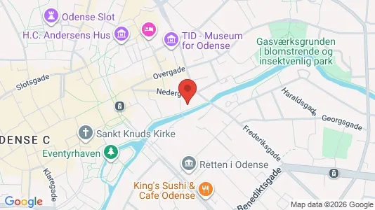 Kontorlokaler til leje i Odense C - Foto fra Google Street View