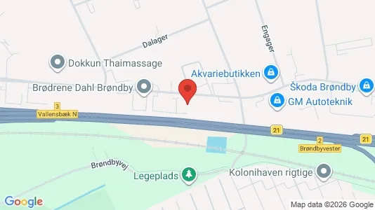 Erhvervslokaler til leje i Brøndby - Foto fra Google Street View