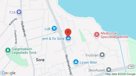 Lagerlokaler til leje i Sorø - Foto fra Google Street View