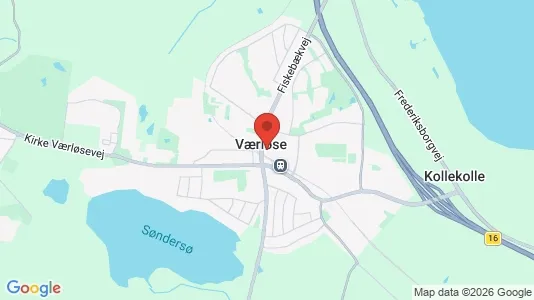 Butikslokaler til leje i Værløse - Foto fra Google Street View