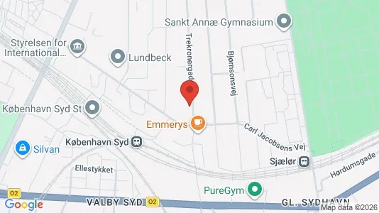 Erhvervslokaler til leje i Valby - Foto fra Google Street View