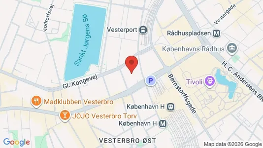 Erhvervslokaler til leje i Vesterbro - Foto fra Google Street View