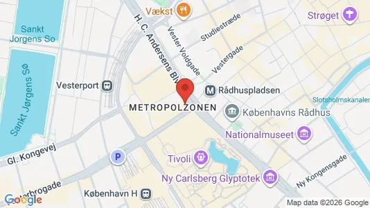 Kontorlokaler til leje i Vesterbro - Foto fra Google Street View