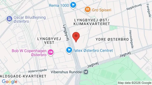Kontorlokaler til leje i Østerbro - Foto fra Google Street View