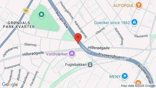 Erhvervslokaler til leje i København NV - Foto fra Google Street View