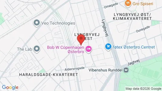 Erhvervslokaler til leje i Østerbro - Foto fra Google Street View
