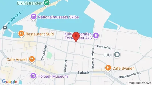 Erhvervslokaler til leje i Holbæk - Foto fra Google Street View