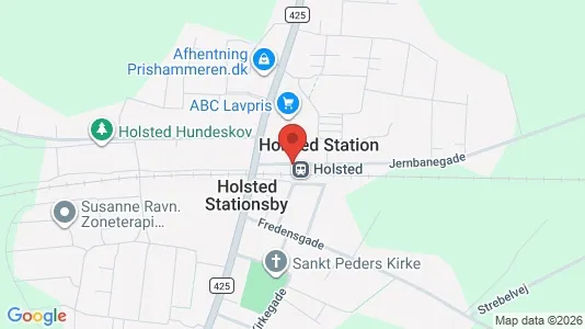Erhvervslokaler til leje i Holsted - Foto fra Google Street View