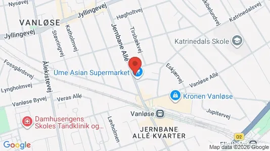 Erhvervslokaler til leje i Vanløse - Foto fra Google Street View