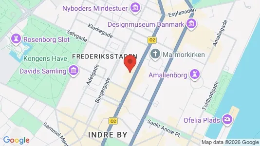 Erhvervslokaler til leje i København K - kort over placeringen