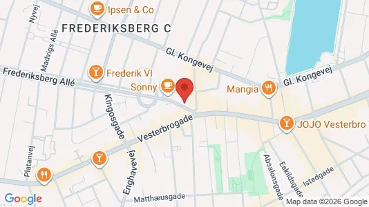 Erhvervslokaler til leje i Frederiksberg C - Foto fra Google Street View