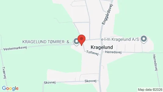 Erhvervslokaler til leje i Løsning - kort over placeringen