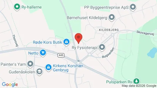 Erhvervslokaler til leje i Ry - Foto fra Google Street View