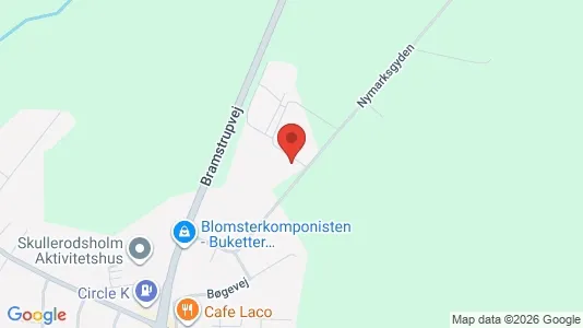 Erhvervslokaler til leje i Årslev - kort over placeringen