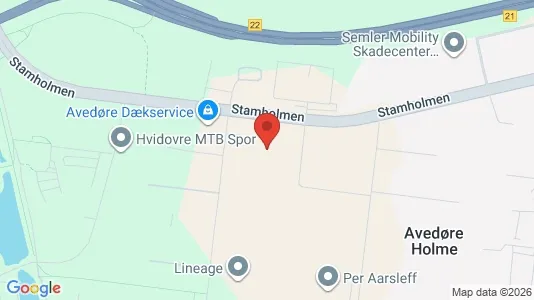 Erhvervslokaler til leje i Hvidovre - Foto fra Google Street View