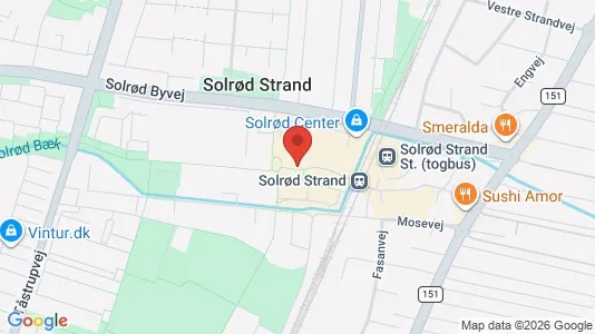 Erhvervslokaler til leje i Solrød Strand - Foto fra Google Street View