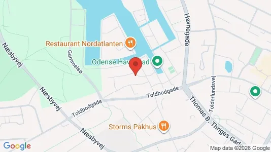 Erhvervslokaler til leje i Odense C - Foto fra Google Street View