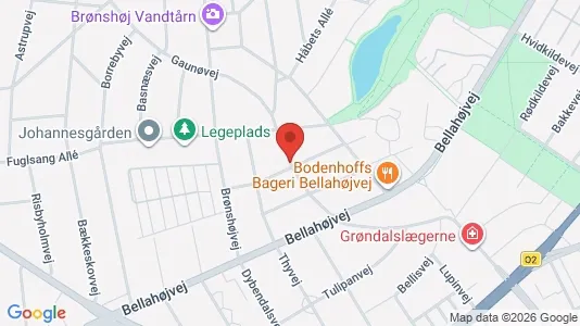 Erhvervslokaler til leje i Brønshøj - Foto fra Google Street View