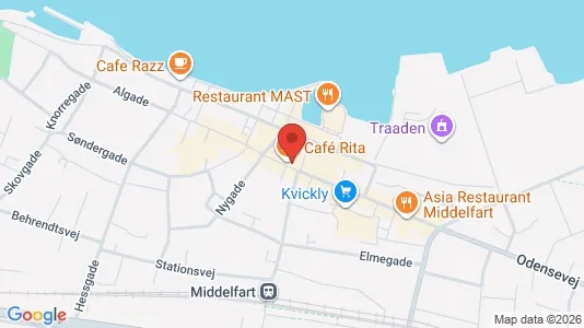 Erhvervslokaler til leje i Middelfart - Foto fra Google Street View