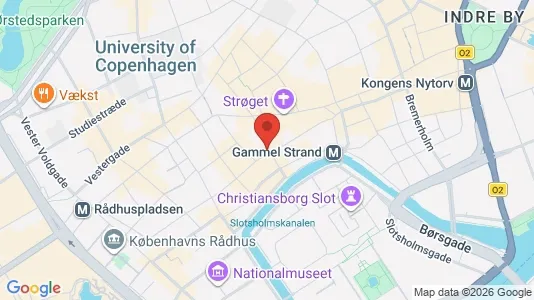Erhvervslokaler til leje i København K - kort over placeringen