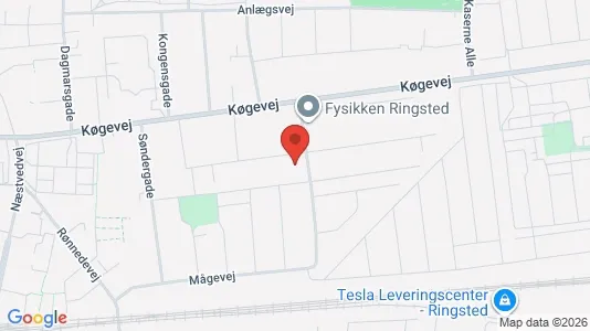 Erhvervslokaler til leje i Ringsted - Foto fra Google Street View