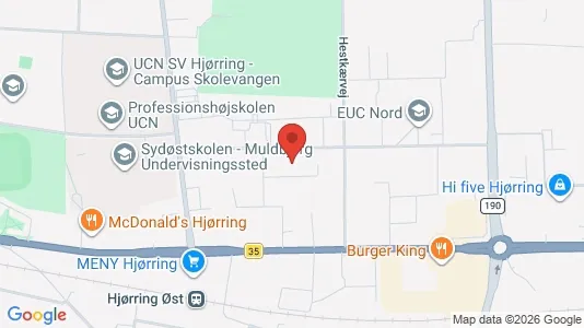 Erhvervslokaler til leje i Hjørring - Foto fra Google Street View