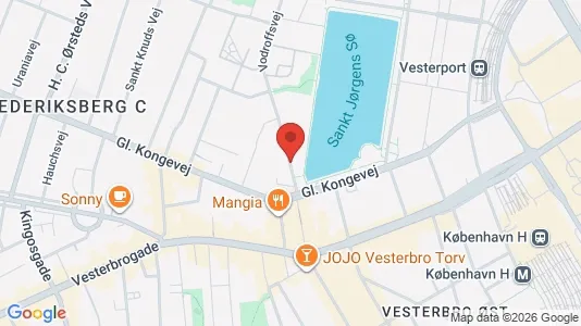 Erhvervslokaler til leje i Frederiksberg C - Foto fra Google Street View