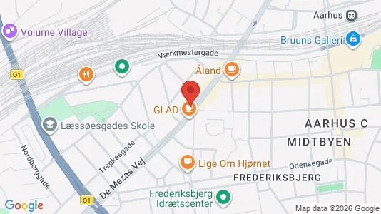 Erhvervslokaler til leje i Århus C - Foto fra Google Street View