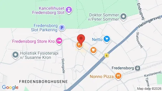 Erhvervslokaler til leje i Fredensborg - kort over placeringen