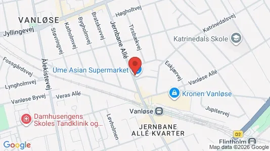 Erhvervslokaler til leje i Vanløse - Foto fra Google Street View
