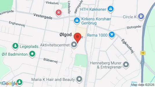Erhvervslokaler til leje i Ølgod - Foto fra Google Street View