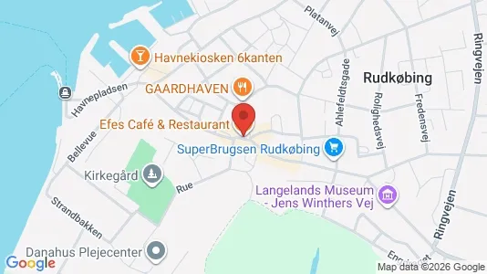 Erhvervslokaler til leje i Rudkøbing - Foto fra Google Street View