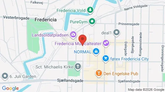 Erhvervslokaler til leje i Fredericia - Foto fra Google Street View