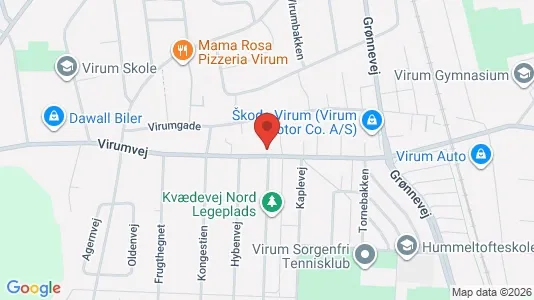 Erhvervslokaler til leje i Virum - Foto fra Google Street View