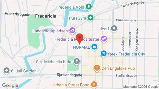 Erhvervslokaler til leje i Fredericia - Foto fra Google Street View
