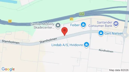 Erhvervslokaler til leje i Hvidovre - Foto fra Google Street View