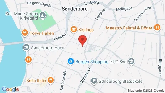 Erhvervslokaler til leje i Sønderborg - Foto fra Google Street View