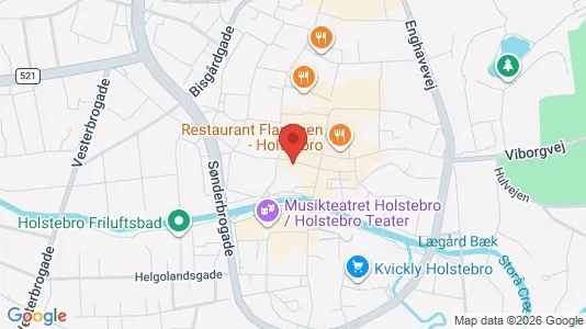 Erhvervslokaler til leje i Holstebro - Foto fra Google Street View