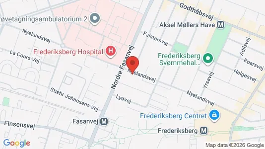 Erhvervslokaler til leje i Frederiksberg - Foto fra Google Street View