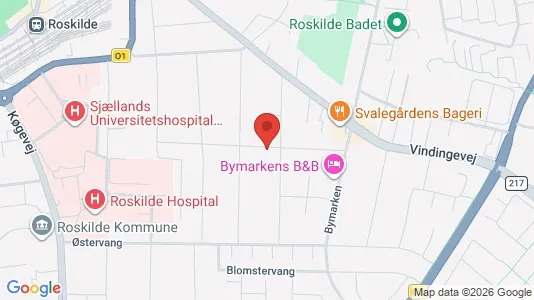 Erhvervslokaler til leje i Roskilde - Foto fra Google Street View