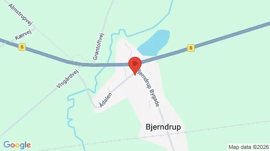Erhvervslokaler til leje i Aabenraa - kort over placeringen