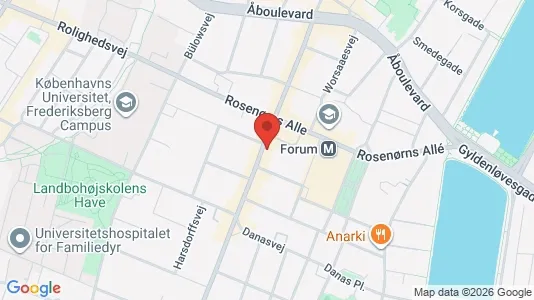 Erhvervslokaler til leje i Frederiksberg C - Foto fra Google Street View