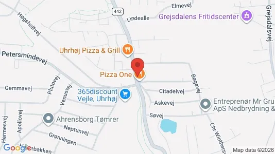 Erhvervslokaler til leje i Vejle Centrum - Foto fra Google Street View