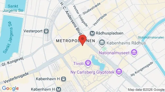 Erhvervslokaler til leje i Vesterbro - Foto fra Google Street View