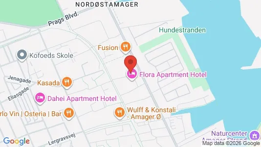 Erhvervslokaler til leje i København S - kort over placeringen