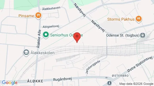 Erhvervslokaler til leje i Odense C - Foto fra Google Street View
