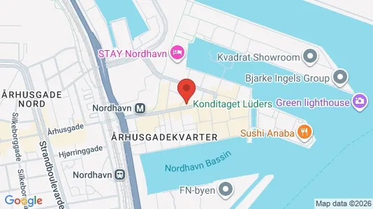 Erhvervslokaler til leje i Nordhavn - Foto fra Google Street View