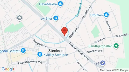 Erhvervslokaler til leje i Stenløse - Foto fra Google Street View