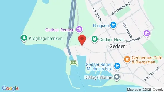 Erhvervslokaler til leje i Gedser - Foto fra Google Street View