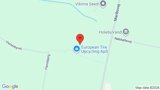 Erhvervslokaler til leje i Holeby - kort over placeringen